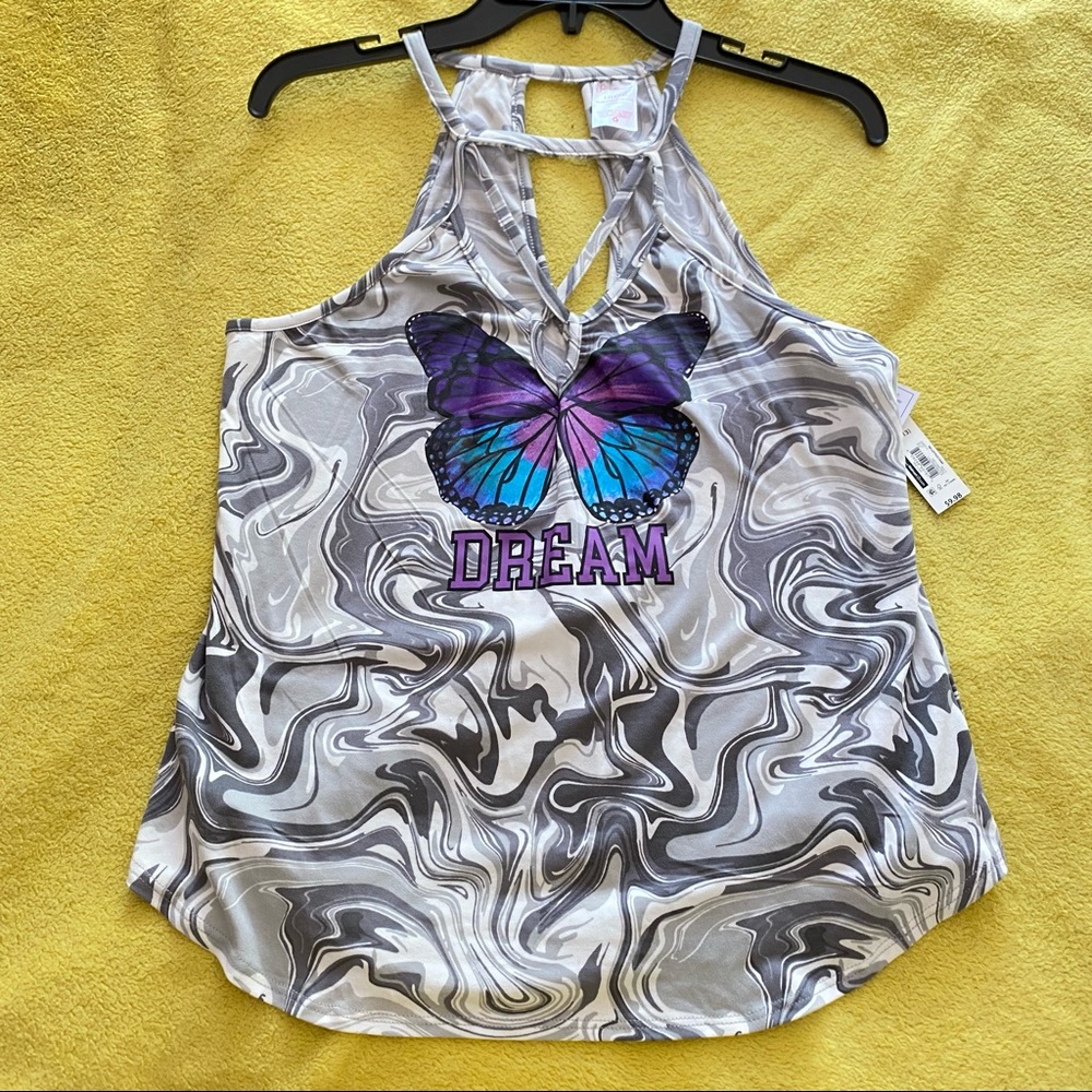 Butterfly Marble Kids Shirt